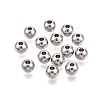 Tarnish Resistant 201 Stainless Steel Beads STAS-R033-5mm-1