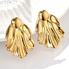 304 Stainless Steel Studs Earrings for Women EJEW-K306-25G-2