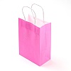 Pure Color Kraft Paper Bags AJEW-G020-B-02-2