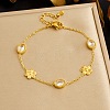 304 Stainless Steel Pave Clear Cubic Zirconia Link Bracelets WG6625B-01-1