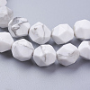 Natural Howlite Beads Strands G-J376-40-8mm-3