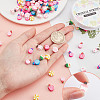 160Pcs 8 Colors Handmade Polymer Clay Beads CLAY-SC0001-40-3