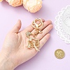 Alloy Rhinestone & Iron Keychain KEYC-YW00279-03-3