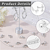 12Pcs Brass & Crystal Rhinestone Clip-on Earring Findings KK-BBC0028-19-6