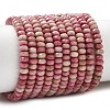 Natural Rhodonite Beads Strands G-G343-A01-2x4mm-2