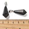 Natural & Synthetic Gemstone Pointed Pendants G-B127-15P-4