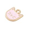 Rack Plating Alloy Enamel Charms ENAM-P254-03KCG-04-2