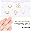 20Pcs Brass Stud Earring Findings KK-BC0001-91-3