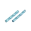 Baking Paint Glass Twist Bugle Beads GLAA-WH0039-11J-2