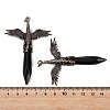 Natural Obsidian Faceted Pointed Bullet Shaped Big Pendants G-T145-01R-07-4