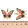 Alloy with Black Enamel Pendants AL-CBA2919-02G-02-3