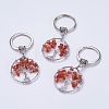 Natural Carnelian Keychain KEYC-E023-03F-3