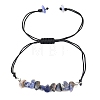 Natural Lapis Lazuli Braided Bead Bracelets PW-WG14195-05-1