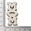 Mother's Day Theme Wooden Pendants FIND-Z031-01G-3