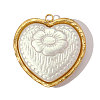 304 Stainless Steel with Resin Pendants RE-OY001-02G-1