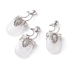 Natural Quartz Crystal Pendants G-F639-09G-P-2