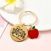 Alloy Enamel & 201 Stainless Steel Keychain KEYC-YW00091-01-1