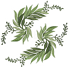 2Pcs 2 Styles Flower Computerized Embroidery Cloth Iron on Sew on Patches DIY-GF0014-67-1