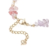 Natural Mixed Gemstone Chips Beaded Bracelets for Women BJEW-JB13219-01-4
