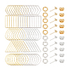 DIY Brass Earring Making Kits DIY-PH0029-17-7