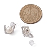 Natural Pearl Ear Studs EJEW-P286-26P-3