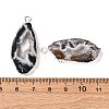 Natural Geode Agate Pendants G-G950-02P-5