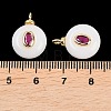 Natural White Jade Pendants G-Z134-03G-01-3