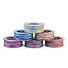Elecrelive 6 Rolls 6 Colors Segment Dyed Polyester Thread OCOR-EL0001-01B-20