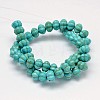 Dyed Synthetic Turquoise Bead Strands G-M148-06-C-2