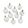 Natural Howlite Pendants G-I311-A31-1