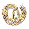 Electroplated Synthetic Non-magnetic Hematite Beads Strands G-T139-65B-2