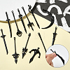 30Pcs 15 Styles Alloy Big Pendants FIND-SC0018-11-3