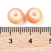 Opaque Spray Painted Glass Beads X1-GLAA-G118-01D-3