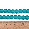 Baking Paint Transparent Glass Bead Strands GLAA-S031-10mm-37-4