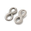304 Stainless Steel Connector Charms STAS-O004-02P-2
