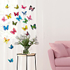 PVC Butterfly Display Ornaments AJEW-WH0248-330-5