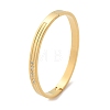 304 Stainless Steel Rhinestone Bangles for Women BJEW-Z092-17G-4