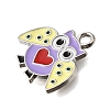 Alloy Enamel Pendants FIND-E049-08C-P-2
