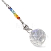 4Pcs 7 Chakra Crystal Suncatcher HJEW-JM05025-2