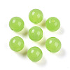 Imitation Jade Glass Beads GLAA-N007-8mm-B04-1