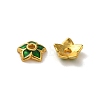 Alloy Enamel Beads Caps FIND-G074-02G-2