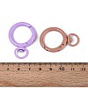 Spray Painted Alloy Swivel Snap Hooks Clasps PALLOY-K257-06-01-3
