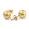 Brass Ear Studs EJEW-P261-01E-G-2