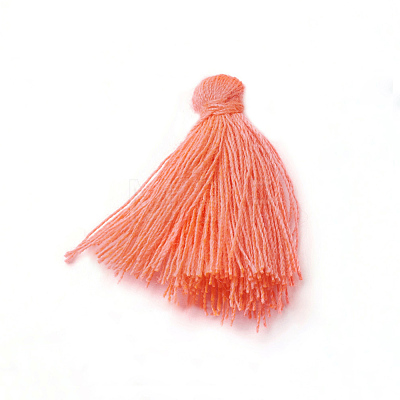 Polycotton(Polyester Cotton) Tassel Pendant Decorations FIND-G011-M-1