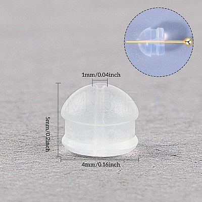 Silicone Ear Nuts SIL-CA0001-01-1