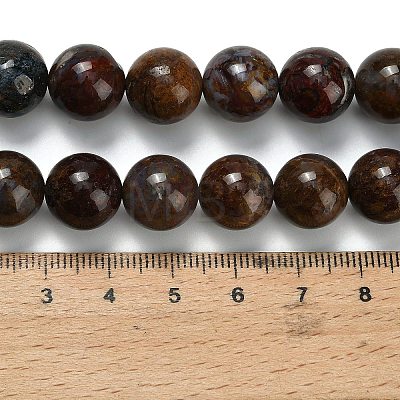 Natural Pietersite Beads Strands G-L642-B16-12mm-1