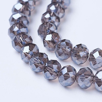 Electroplate Glass Beads Strands EGLA-A034-T1mm-A09-1