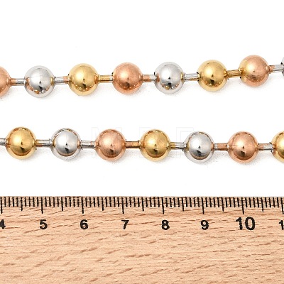 304 Stainless Steel Ball Chains Necklaces for Unisex NJEW-K305-01B-1