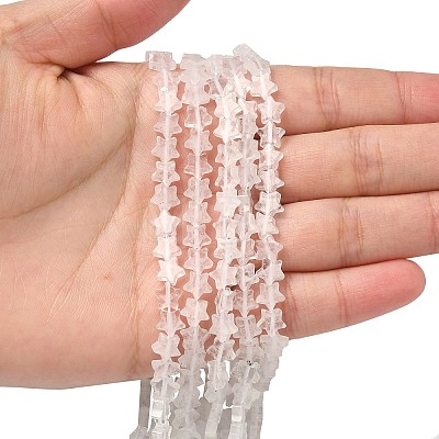 Natural Quartz Crystal Beads Strands G-F817-A16-01-1