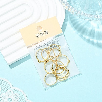 SHEGRACE Adjustable Brass Ring Components XGR0088G-132G-1